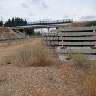 Traviesas de reemplazo para un tramo de vía de León a La Robla
