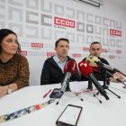 Rueda de prensa de CC OO para hacer balance.