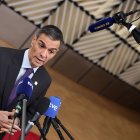 El presidente del Gobierno español, Pedro Sánchez, asiste a la Cumbre del Consejo de la UE.