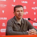 José Ángel Ziganda, entrenador de la Cultural y Deportiva Leonesa.