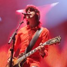 Mario Álvarez, en acción en un concierto de Cooper.