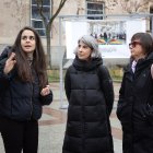 La directora del Centro Nacional de Fotografía, Mónica Carabias, asiste a la inauguración exposición fotográfica ‘Gaza. La mirada no silenciada’ en Soria