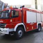 Dotación de Bomberos de León.