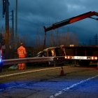 Accidente mortal en uno de los ramales de acceso a la LE-30.