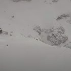 Fotograma de la webcam situada en Collado Jermoso, este domingo.