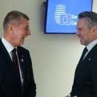 Andrej Babis y Dick Schoof.