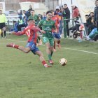 Adri Álvarez en un lance del partido en La Eragudina.