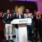 La candidata del Partido Popular a la presidencia de la Junta de Extremadura María Guardiola.  El candidato de VOX.