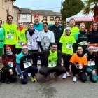 Foto de familia de la San Silvestre de Campo de Villavidel.