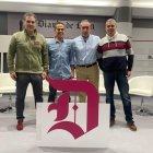 Óscar Díez, Fraguas, Juan Simón y Raúl Castro.