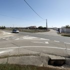 El cruce de la N-120 con Montejos del Camino