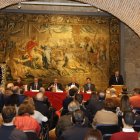 Un momento de la presentación de la obra.