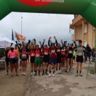 Instantes previos a la salida de la San Silvestre.