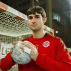 El portero del Ademar León Álvaro Pérez tiene un gran futuro por delante.