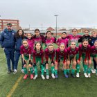 El Atlético Trobajo de la categoría infantil-alevín.