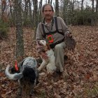Juan Carlos Domínguez Vázquez con su setter Cuca se proclamó campeón de Castilla y León.