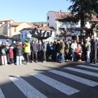 La plaza del Ayuntamiento acogió la concentración ciudadana.