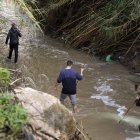 Un grupo de voluntarios rastrea el río Fahala a su paso por Alhaurín el Grande.