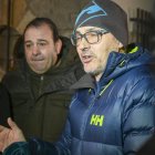 El alcalde, Álvaro Barreales, tras la reunión de este viernes en Villamanín.asares