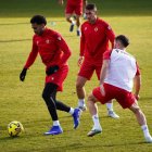 La Cultural sumó ayer un nuevo entrenamiento con vistas al partido del sábado en el Reino.