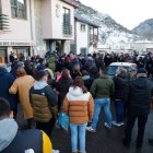 Vecinos durante una reunión mantenida la semana pasada.