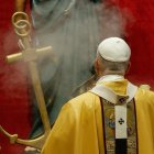 El Papa León XIV durante las celebraciones por Navidad.