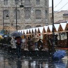 El mercado navideño en la plaza de Santa María de Regla