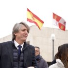 El secretario general del PSOCyL y candidato a la Presidencia de la Junta, Carlos Martínez, interviene en el acto de presentación de la candidatura del PSOE a las Cortes de Castilla y León.