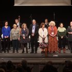 Foto de familia del voluntariado y donantes, de los muchos premiados en la gala.