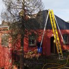 Intervención de los Bomberos en Molinaseca