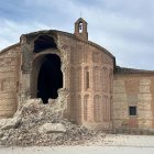 Derrumbe de la iglesia de Muriel de Zapardiel (Valladolid).