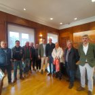 Los responsables de las juntas vecinales, junto al alcalde.