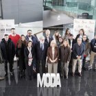 Encuentro del sector del textil con la consejera de Industria, Leticia García.