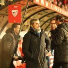 Ernesto Valverde, el preparador del equipo bilbaíno.