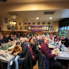 Un momento de la comida del 20º aniversario de la peña.