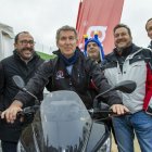 El presidente del PP en la concentración motera invernal «Motauros.
