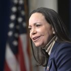 La líder opositora venezolana y Premio Nobel de la Paz, María Corina Machado.