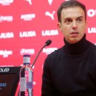 Borja Jiménez, técnico del Real Sporting de Gijón.