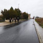 Carretera LE-114 en La Bañeza.