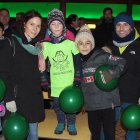 Sergio Liébana, rodeado de amigos y familiares.