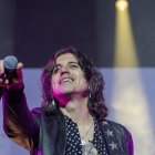 Rulo, durante el concierto de este sábado.