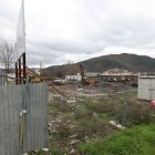 Obras de las viviendas para jóvenes en Ponferrada en la calle Andrés Viloria.