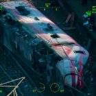 Vista aérea del accidente de trenes cerca de Adamuzeste lunes.