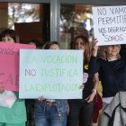 Los Tcaes se manifestaron este año, al igual que los TSS.
