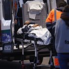 Imagen de un herido por el accidente.