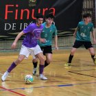 Partido del equipo de fútbol sala de La Bañeza.