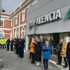 Cinco minutos de silencio en la estación de Palencia por el accidente en Adamuz.