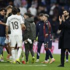 Paco Cortés, a la conclusión del Real Madrid-Levante.