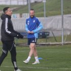 Petkov realizó ayer su primera sesión de entrenamiento con la Deportiva Ponferradina.