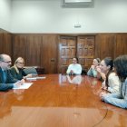 El alcalde se reunió con la Ampa del colegio La Borreca.